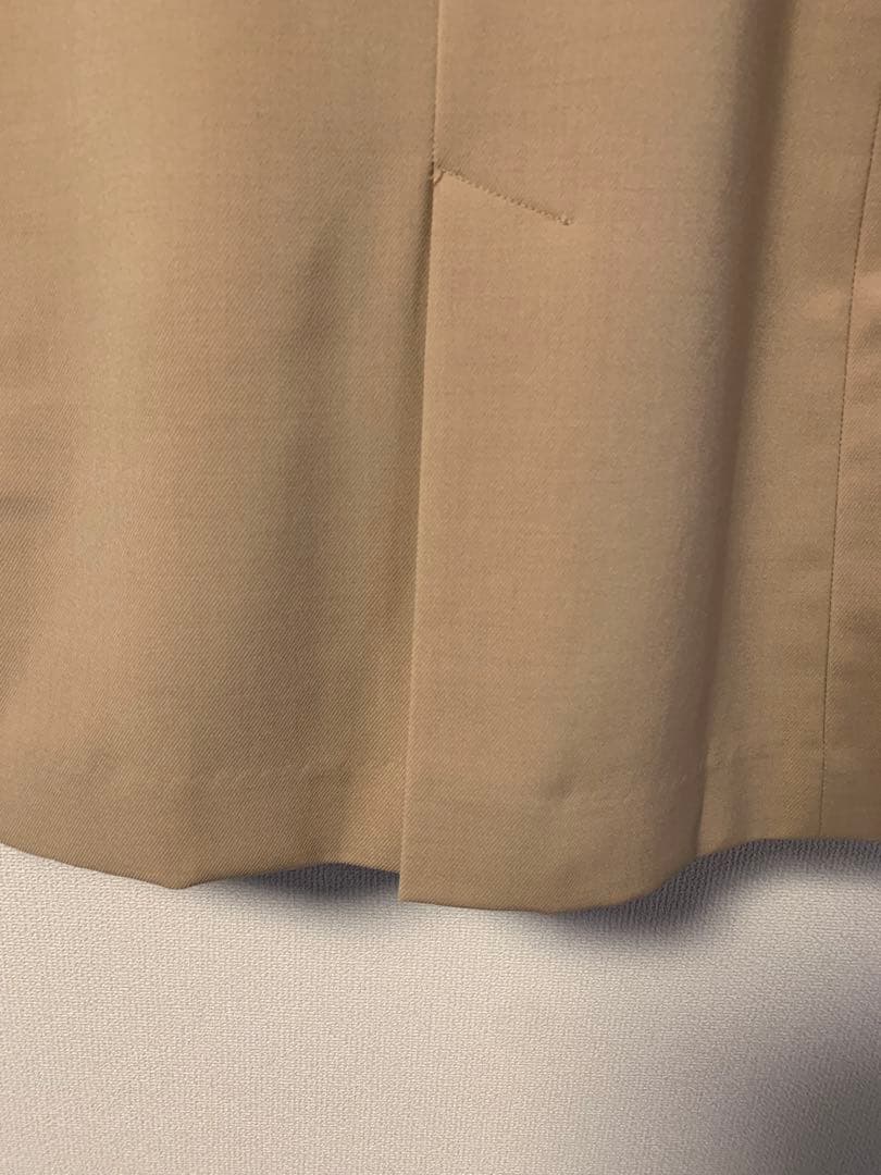 ストレッチツイルテーラードジャケット キャメル RIVE DROITE