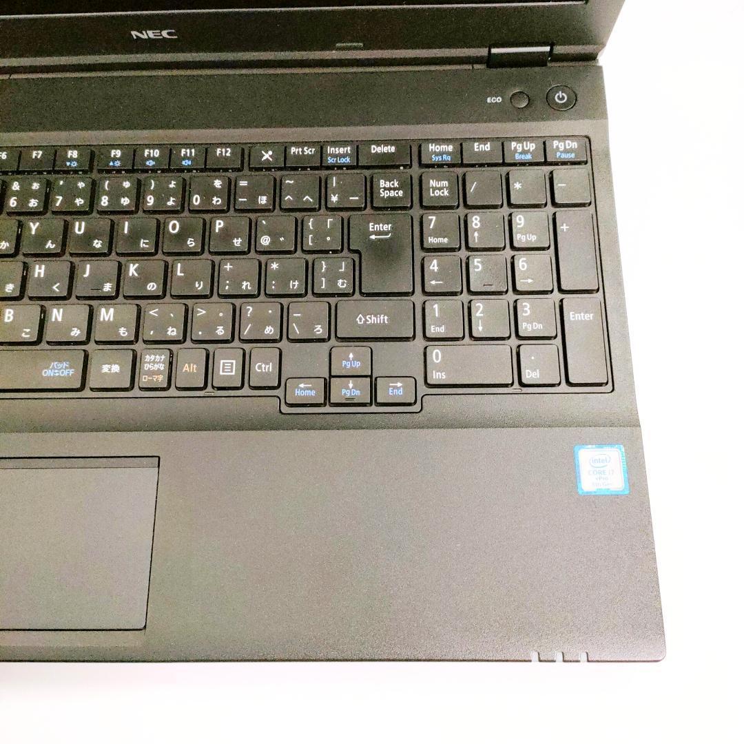 第8世代i7✨️NEC/Windows11/SSD/オフィス付きノートパソコン