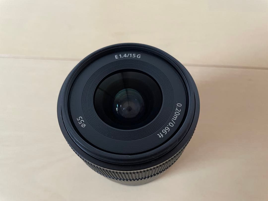 【美品】SONY Eマウント単焦点レンズ　SEL15F14G