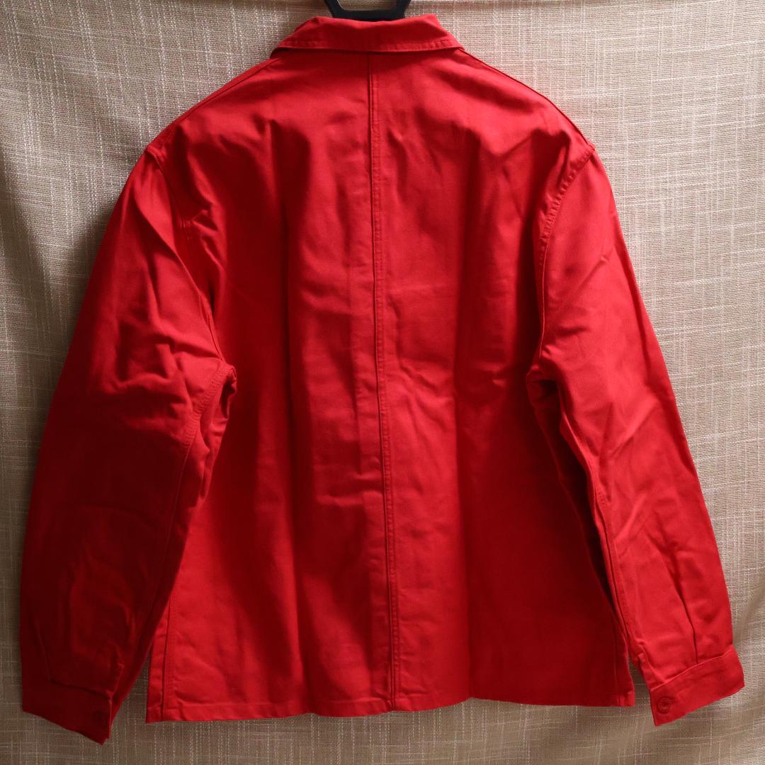Laboureur レッド カバーオール 赤 サイズ4 フレンチワーク XL相当