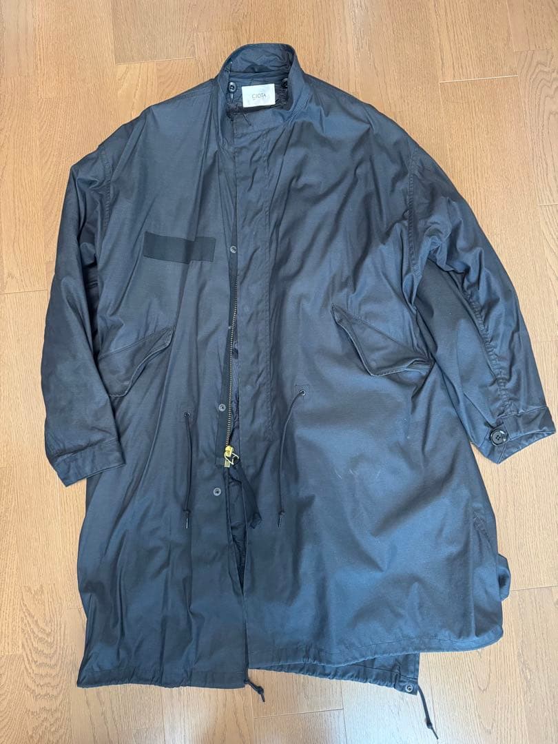 CIOTA スビンコットンM65フィッシュテールパーカー 4 ブラック