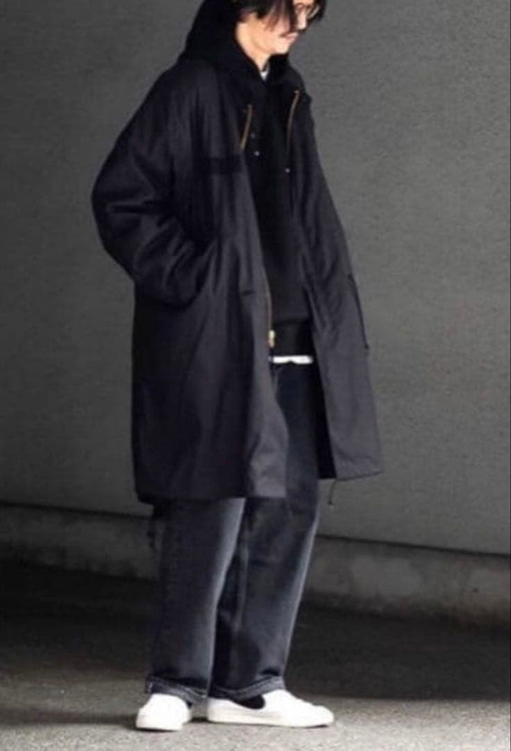 CIOTA スビンコットンM65フィッシュテールパーカー 4 ブラック