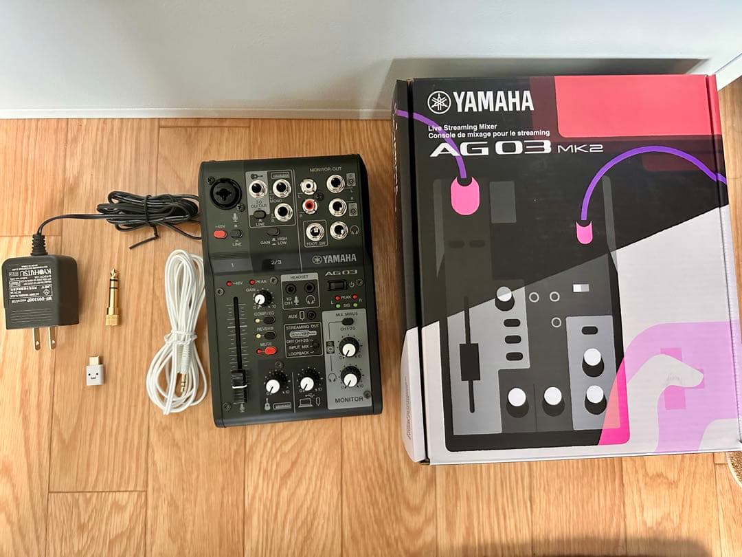 AG03MK2 ブラック ACアダプター等付き