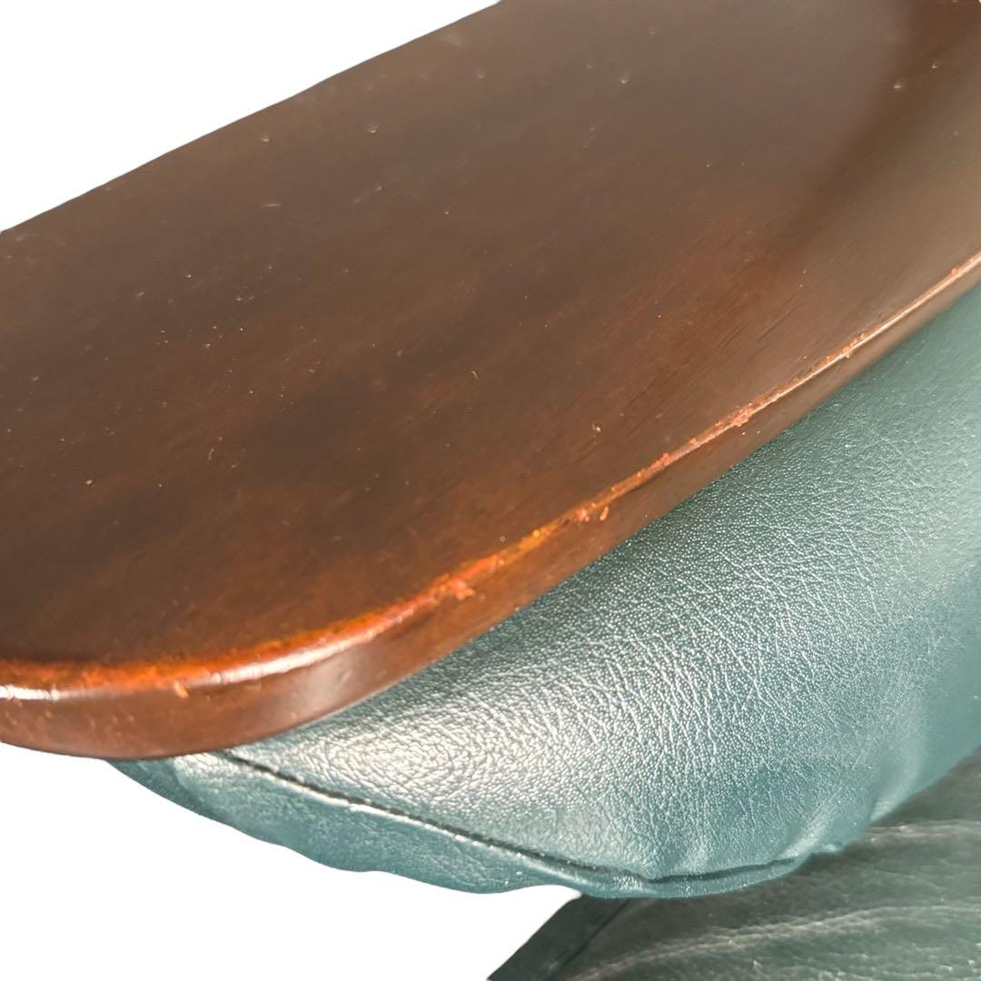 もなみり　本体のみ　HR732 カリモク 本革 リクライニング回転チェア