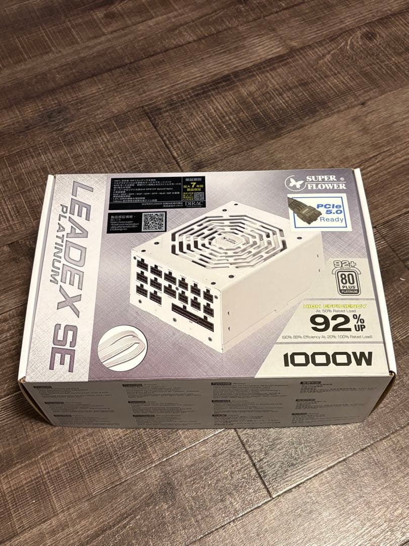 LEADEX SE 1000W ホワイト 電源ユニットplatinum