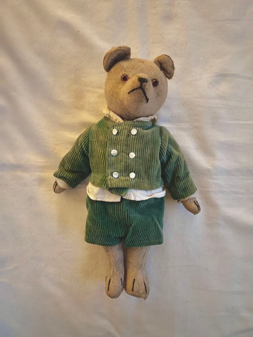 アンティーク　テディベア　イギリス　お洒落コーデ　レア！