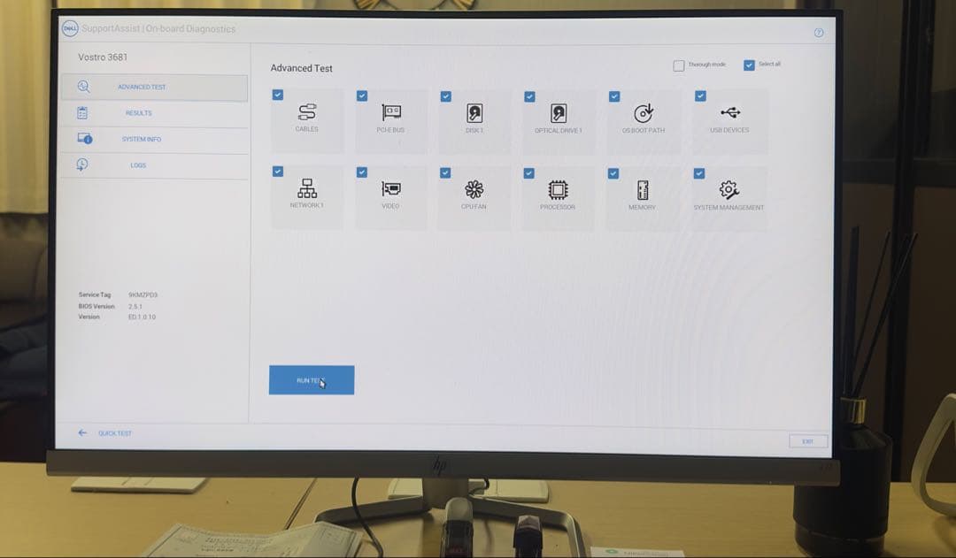 Dell Vostro 3681 ミニPC ブラック