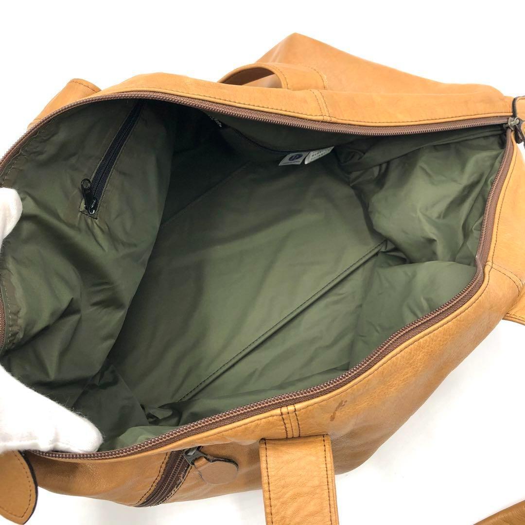 希少 美品 PORTER DONNEZ ボストンバッグ レザー ライトブラウン