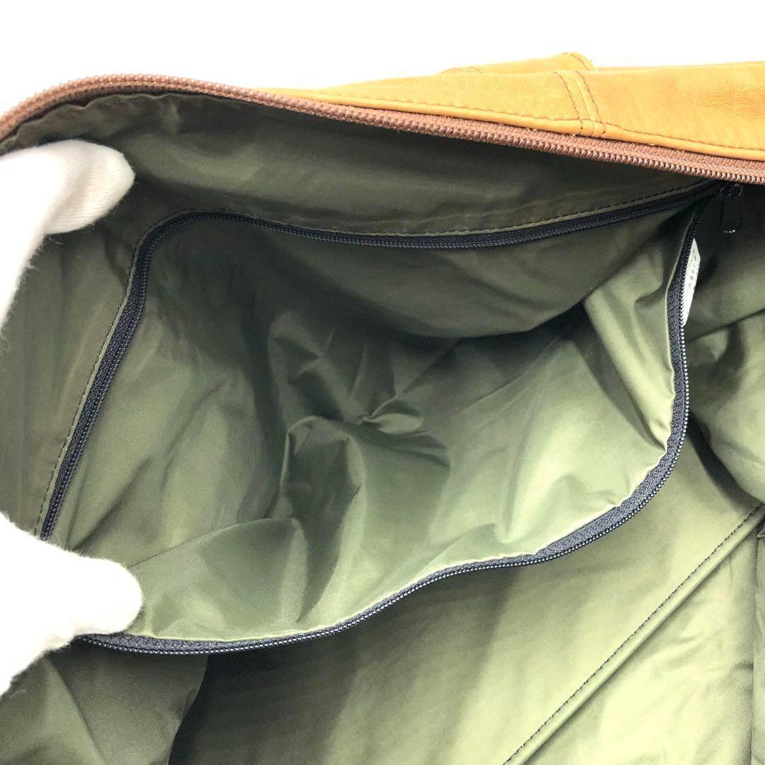 希少 美品 PORTER DONNEZ ボストンバッグ レザー ライトブラウン