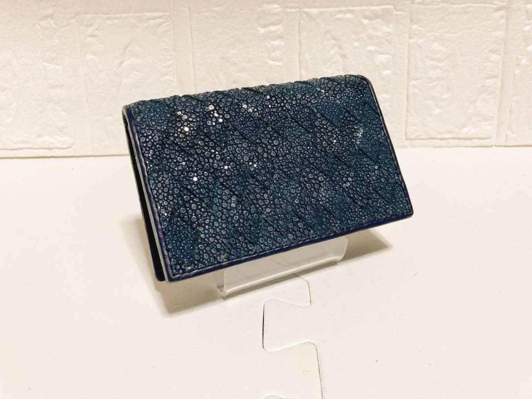 ☆qlaq☆ガルーシャ　名刺入れ　イントレチャート加工　2点セット