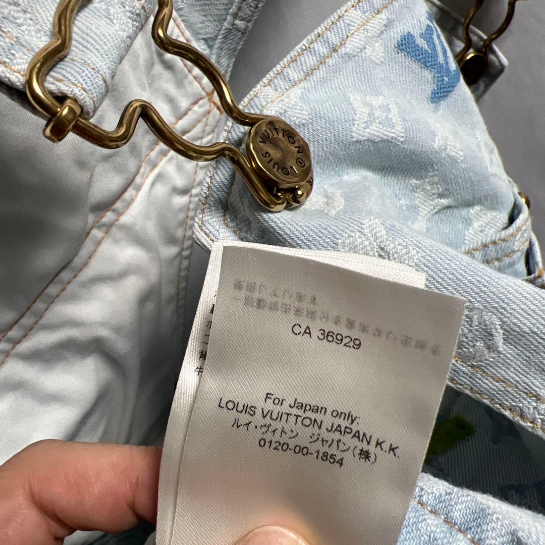 LOUIS VUITTON モノグラム　デニムオーバーオール　タイラー