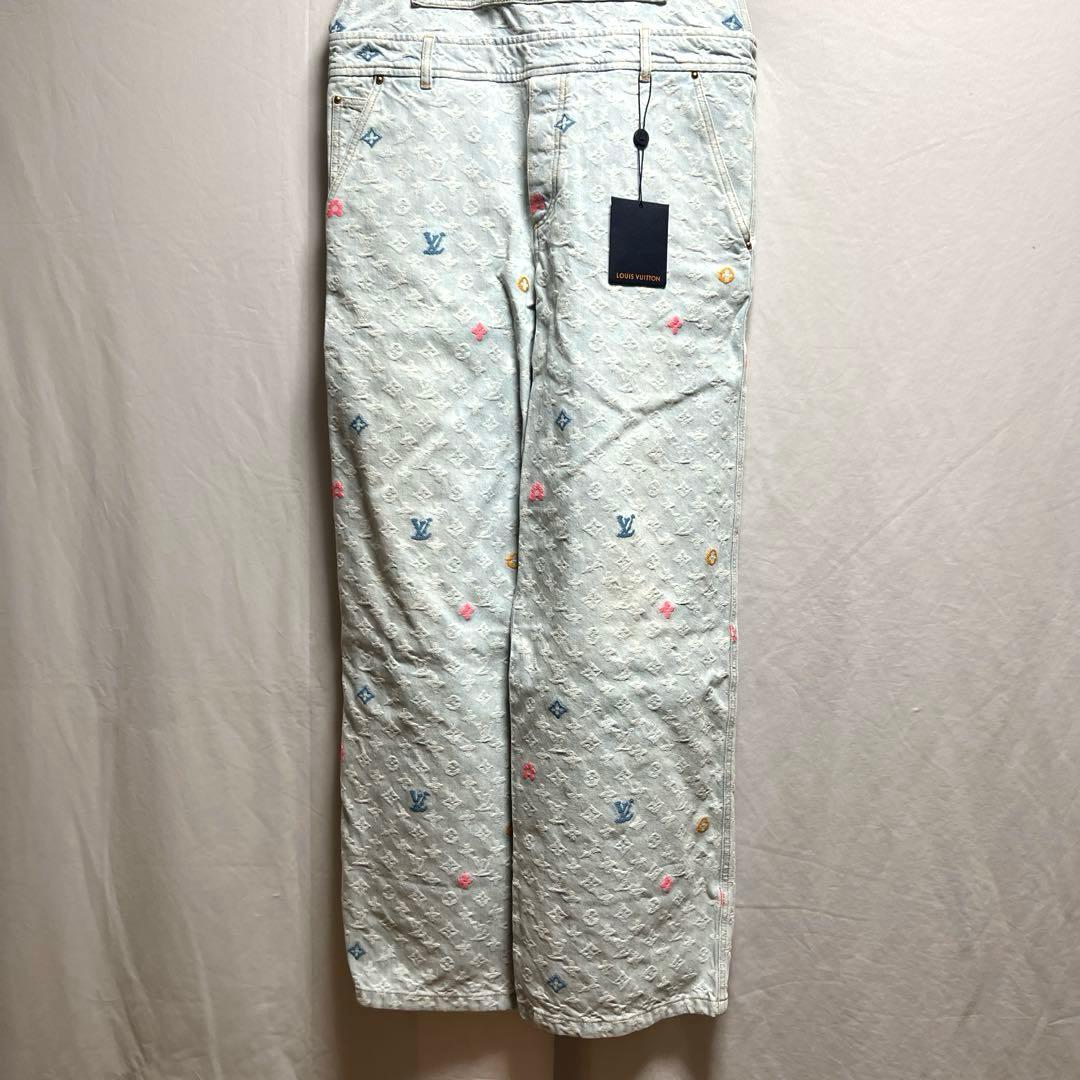 LOUIS VUITTON モノグラム　デニムオーバーオール　タイラー