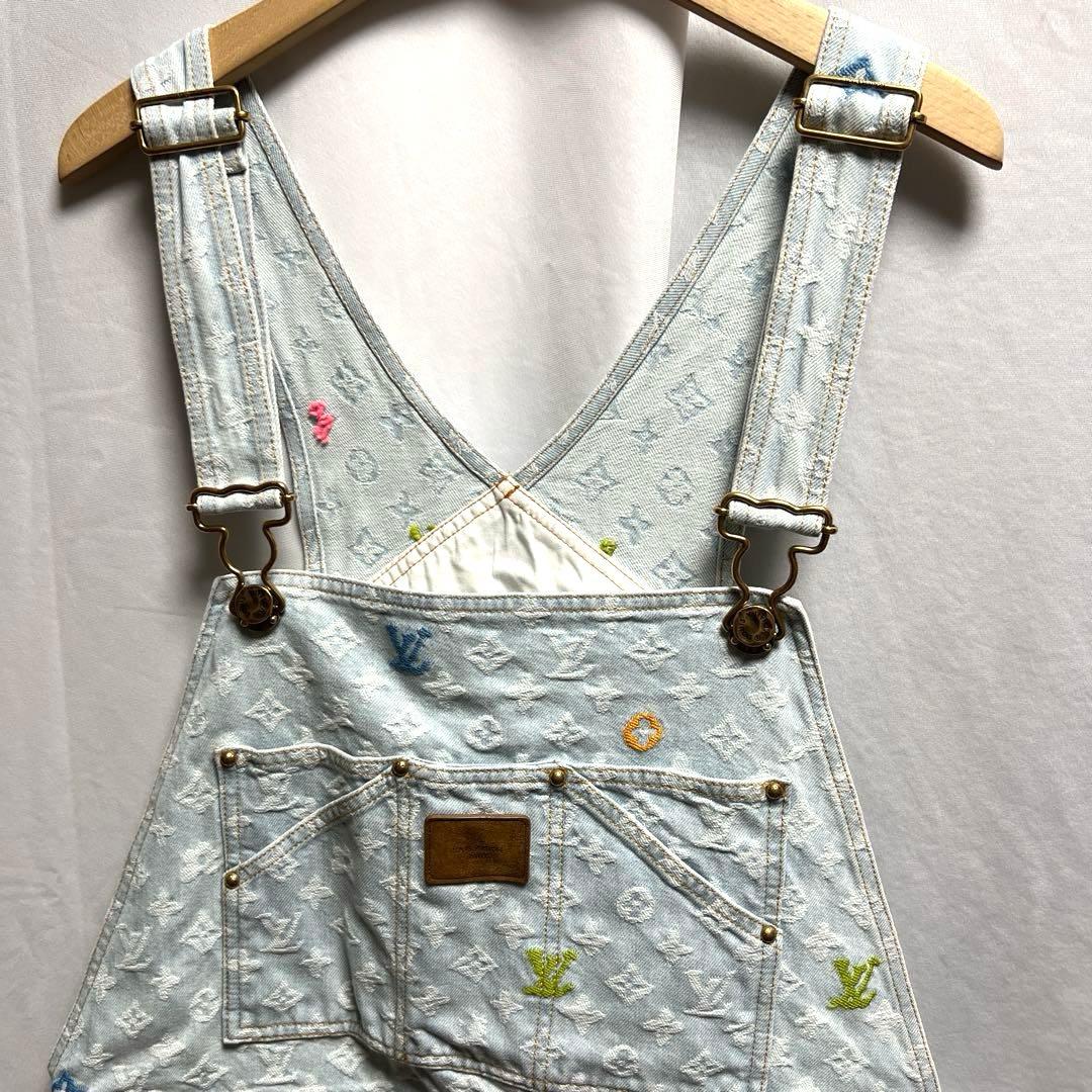 LOUIS VUITTON モノグラム　デニムオーバーオール　タイラー