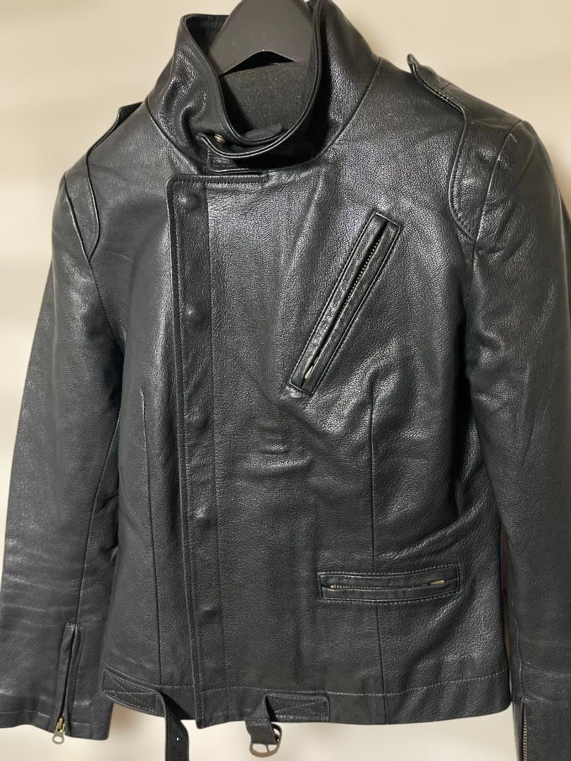 12/19お値下《美品》ハウト　シングルレザーライダース（ノーカラー）