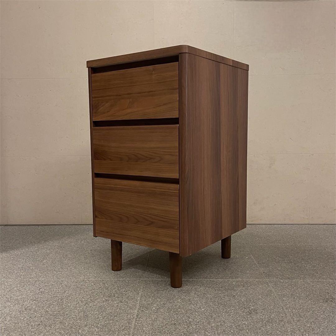 ISSEIKI MUSE チェスト LC40-3 ウォルナット 3段収納