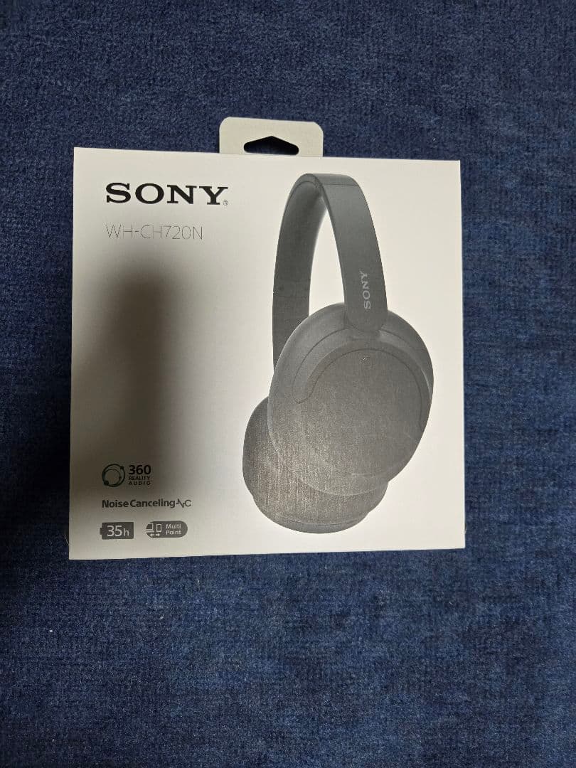 SONY ノイズキャンセリングヘッドホン ブラック wh-ch720n