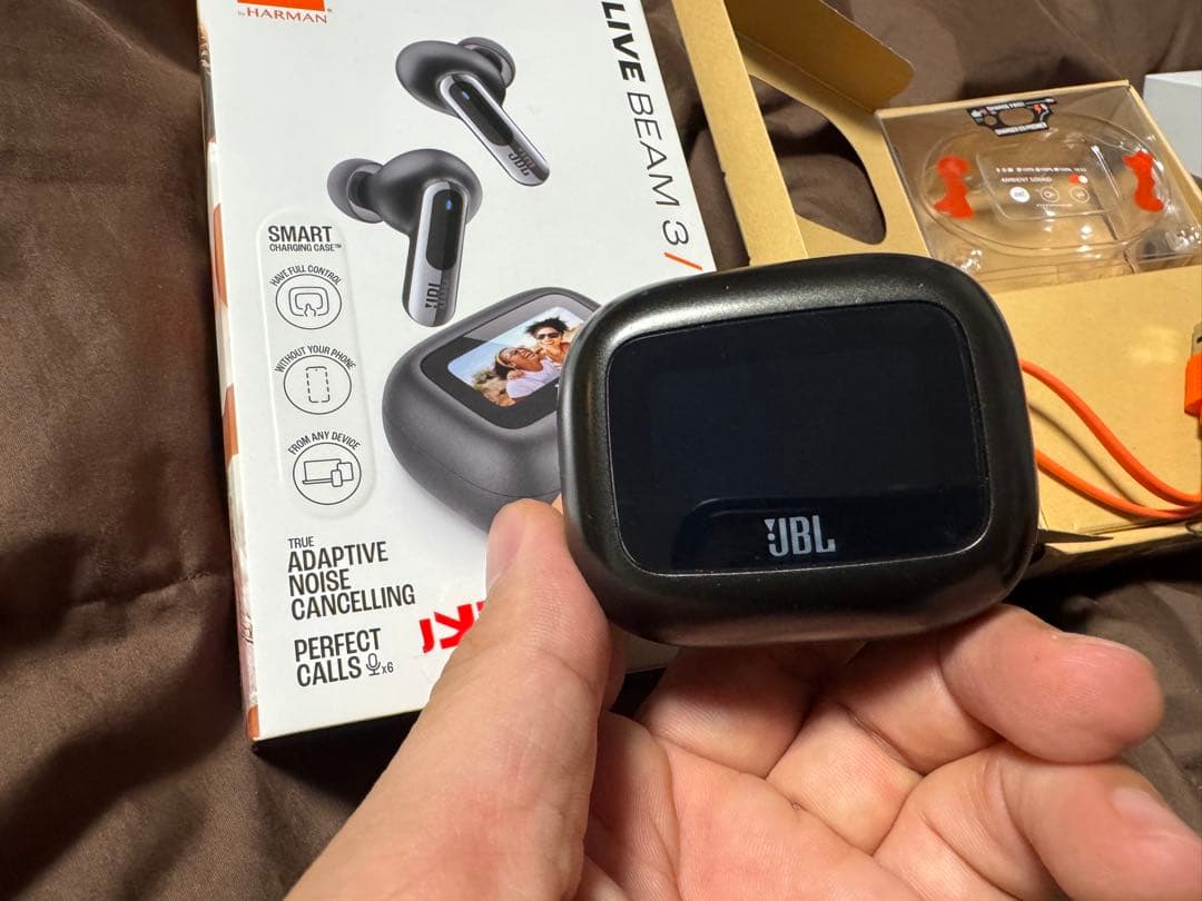 【保証期限内】JBL LIVE BEAM 3 ノイズキャンセリングイヤホン