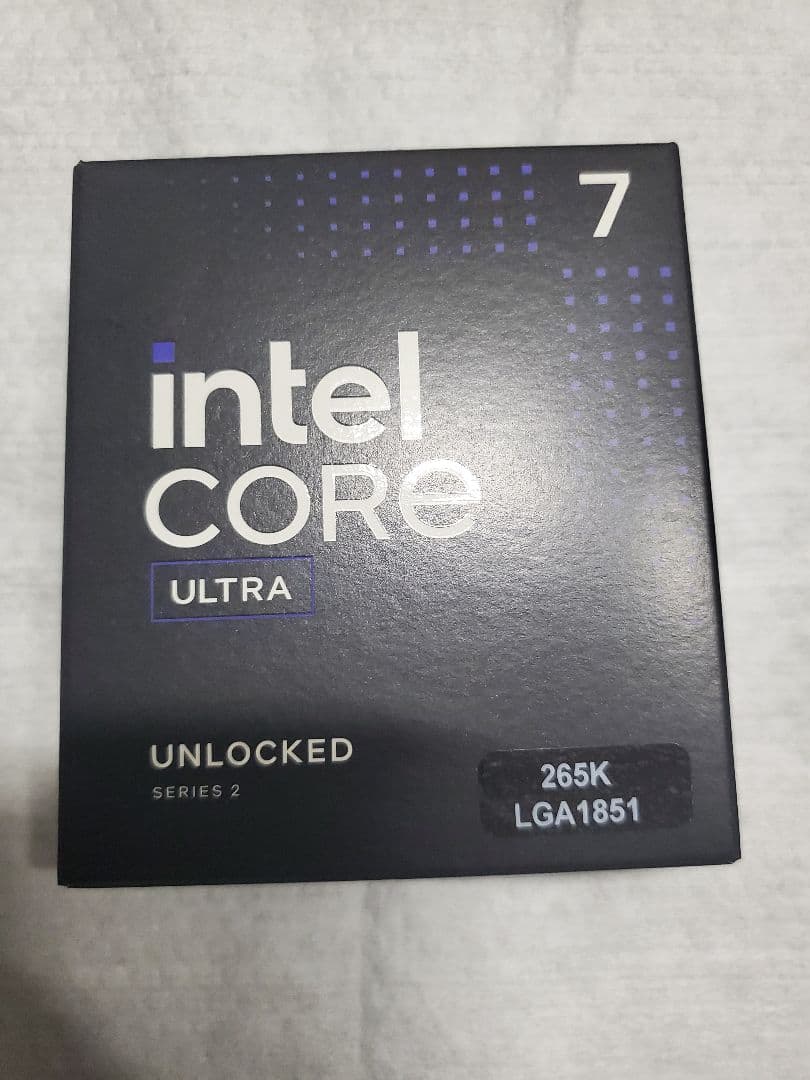 CPU Intel Core ultra 7 265K CPU