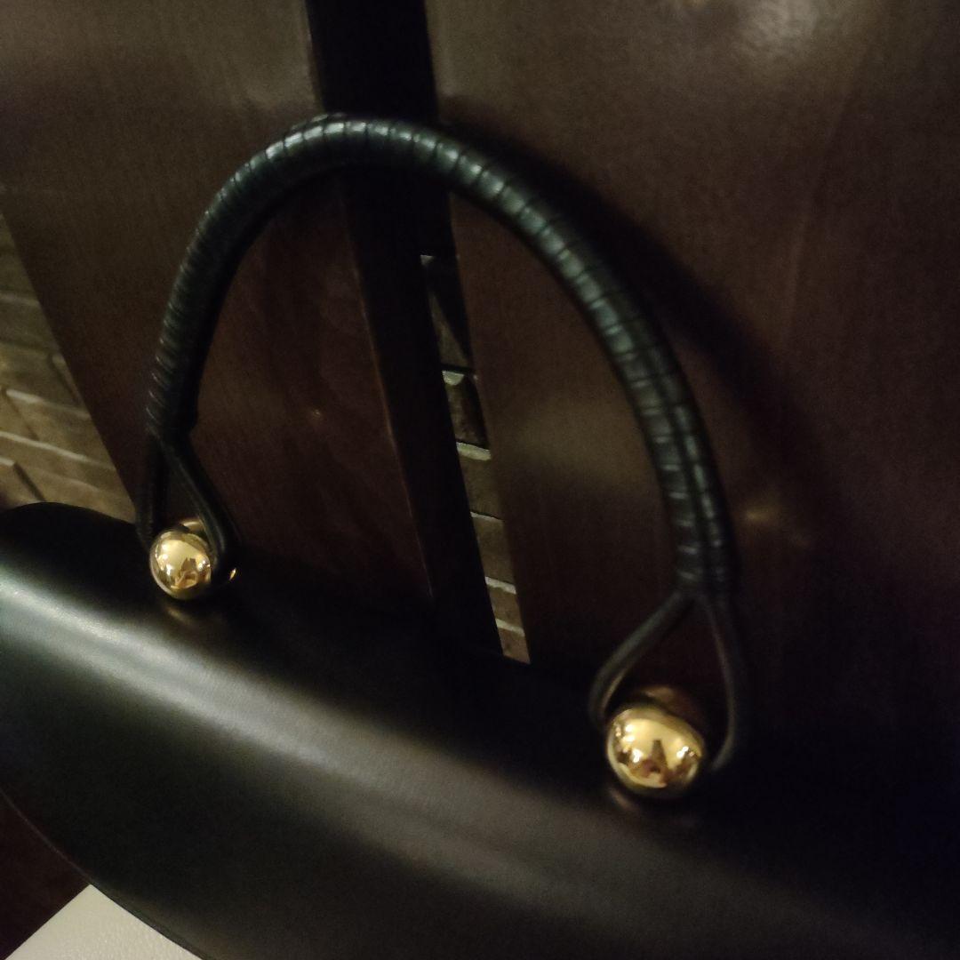 濱野 バッグ　ロイヤルモデル　黒　フォーマル　ブラック　ゴールド