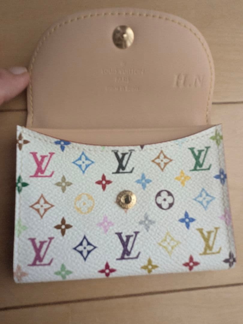 まりん　ルイヴィトン　モノグラム　マルチカラー　名刺入れ　カードケース