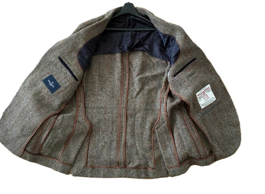 ★ハケットロンドン ハリスツイード ハンティング ジャケット★