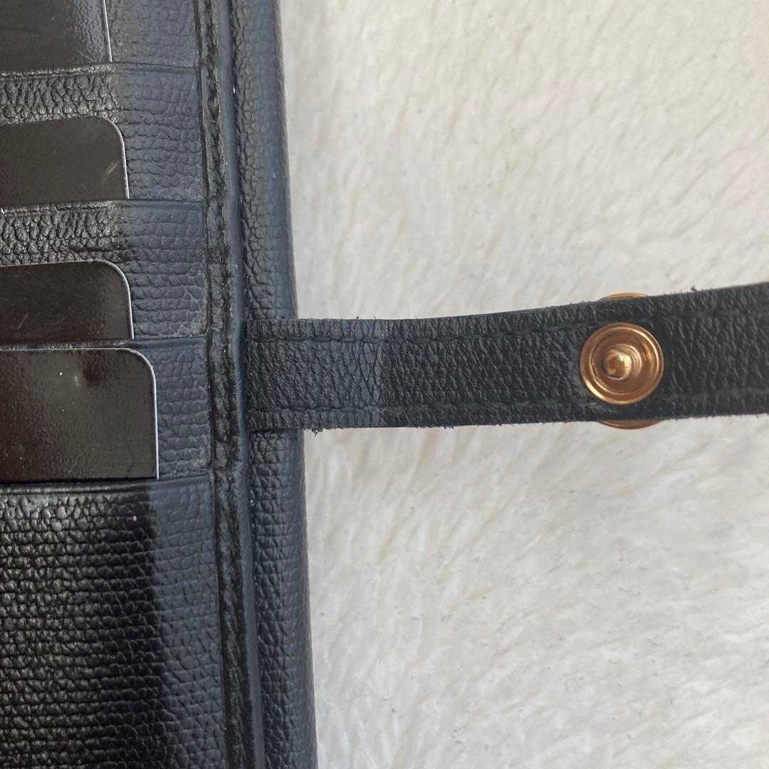 S*)様 CHANELココポタン黒レザー長財布