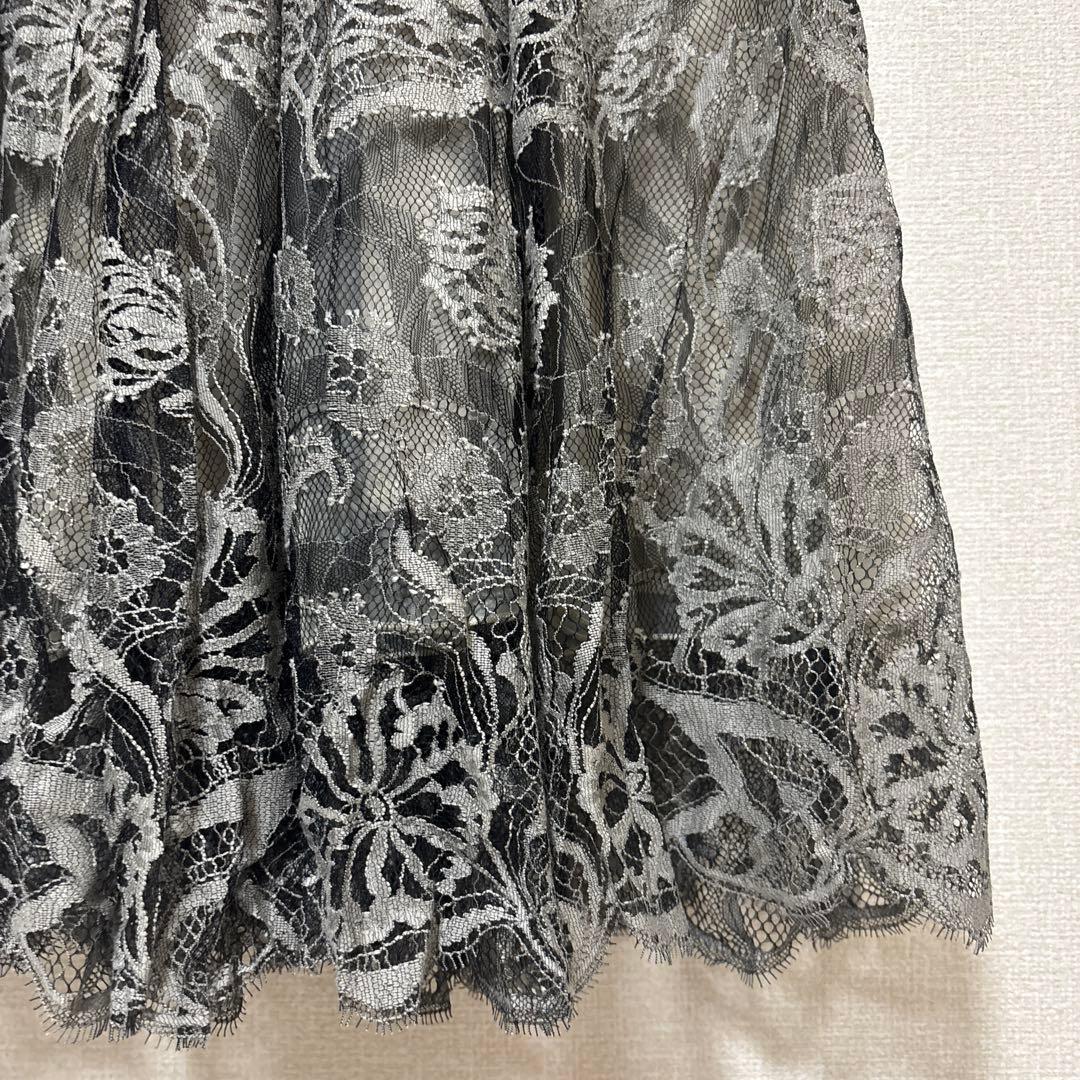 レースボリュームワンピース SNIDEL スナイデル 結婚式　ドレス