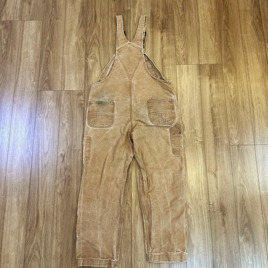 90s Carhartt カーハート ダック ダブルニー オーバーオール FR
