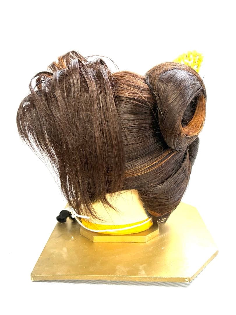 創作夜会巻き、大サイズ、中古大衆演劇かつら、舞踊かつら、日本髪かつら、