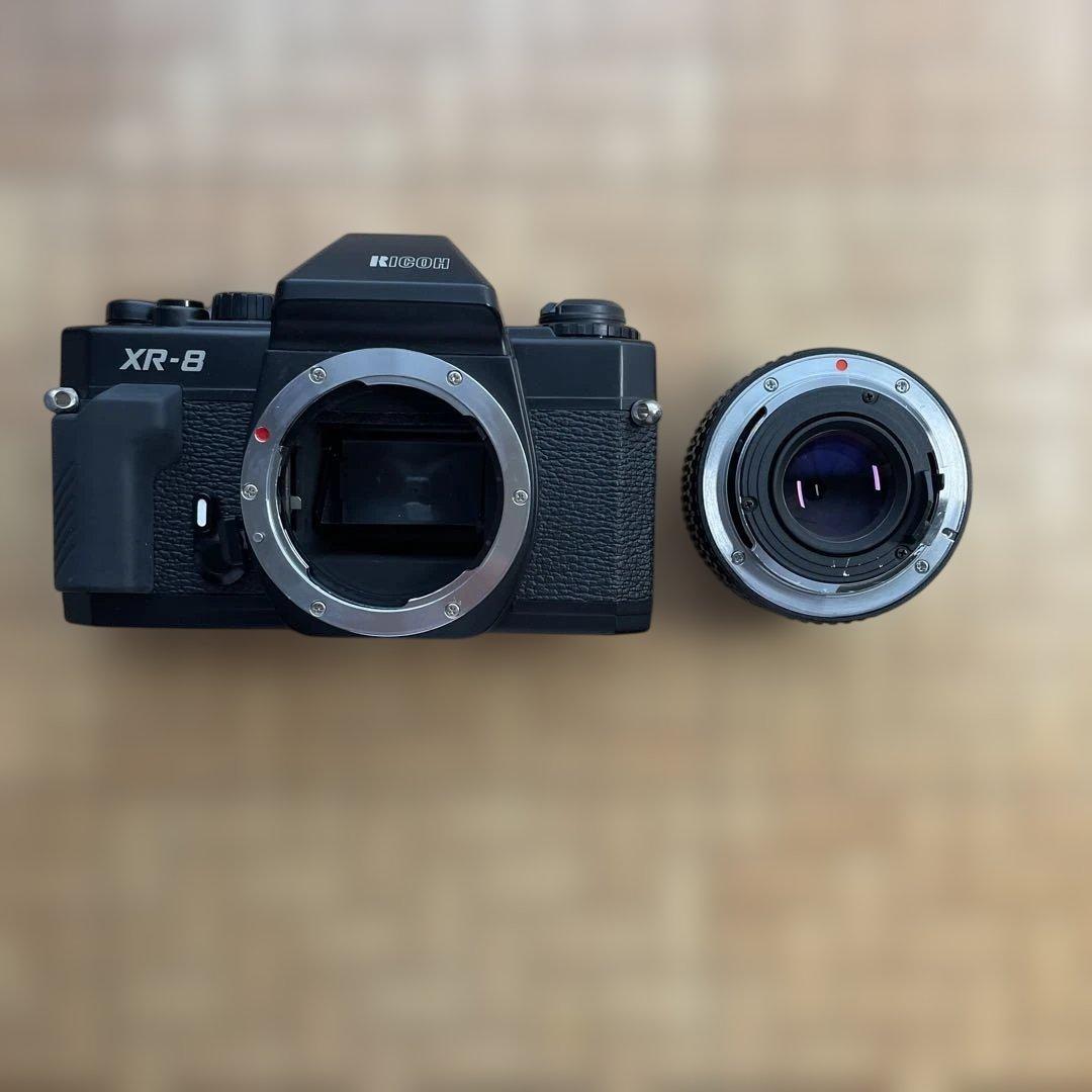 美品 RICOH XR-8 フィルム一眼 箱付 RIKENON 50mm F2