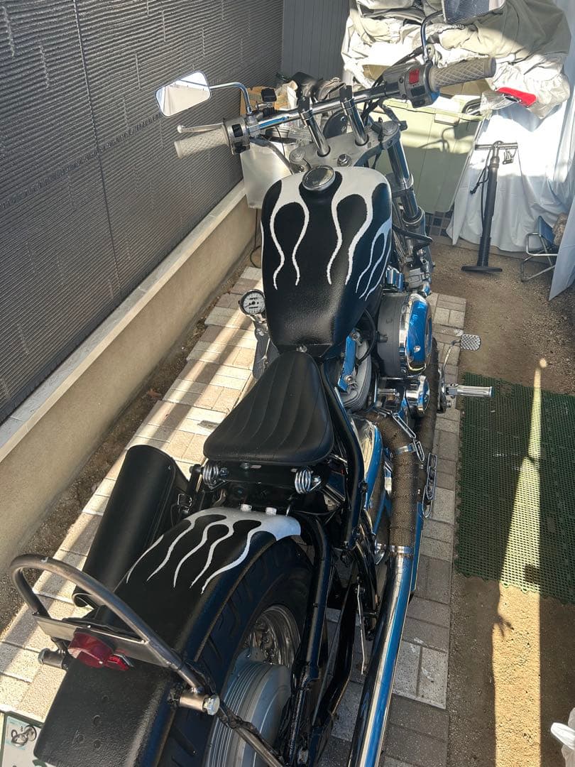 T&F ドラッグスター400 スポーツスタータンク フレイムス塗装 スポタン