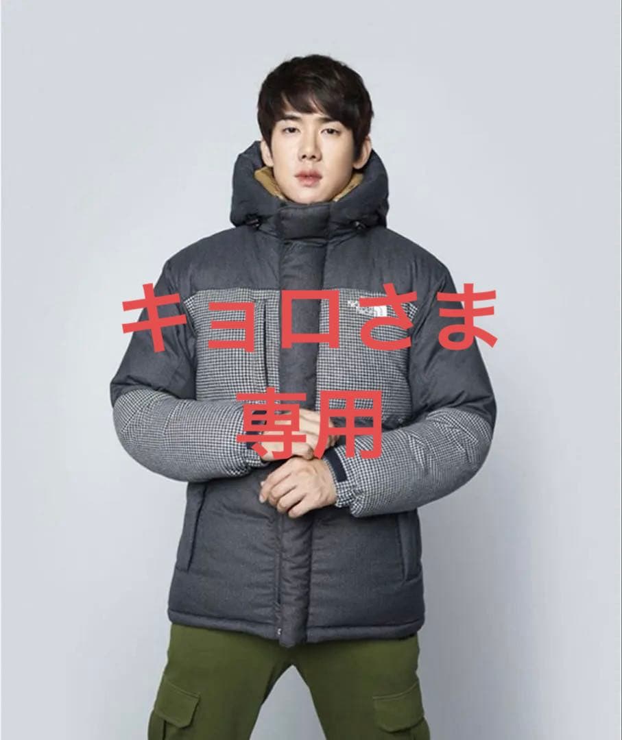 【早いも勝ち】THE NORTH FACE チェック柄ダウンジャケット韓国M95