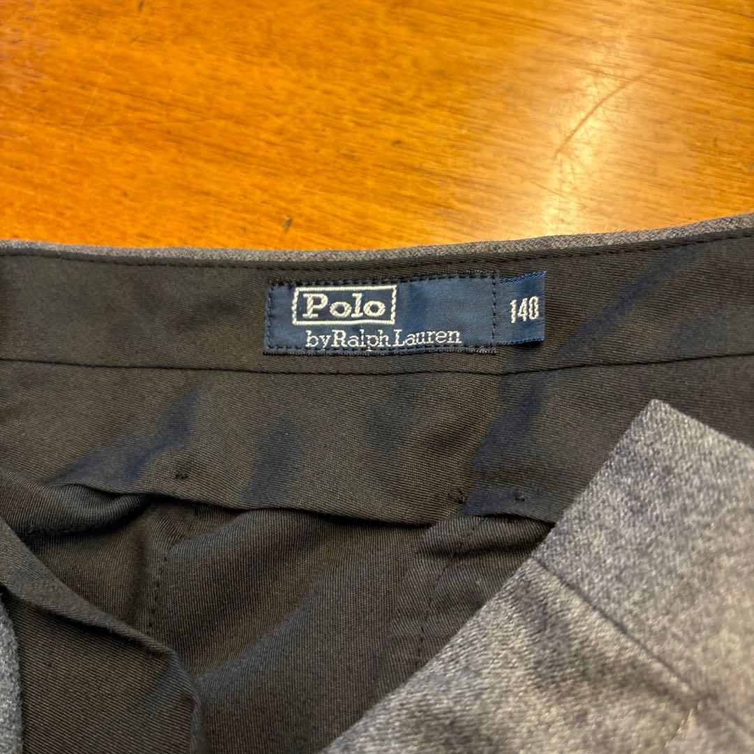 J.PRESS紺ジャケット150.Poloパンツ140.白シャツ150セット