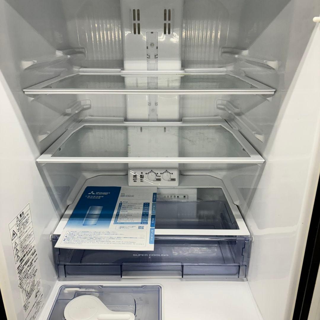 72Z 三菱 大容量 冷蔵庫 3ドア 大容量272L 美品 送料無料 回収無料