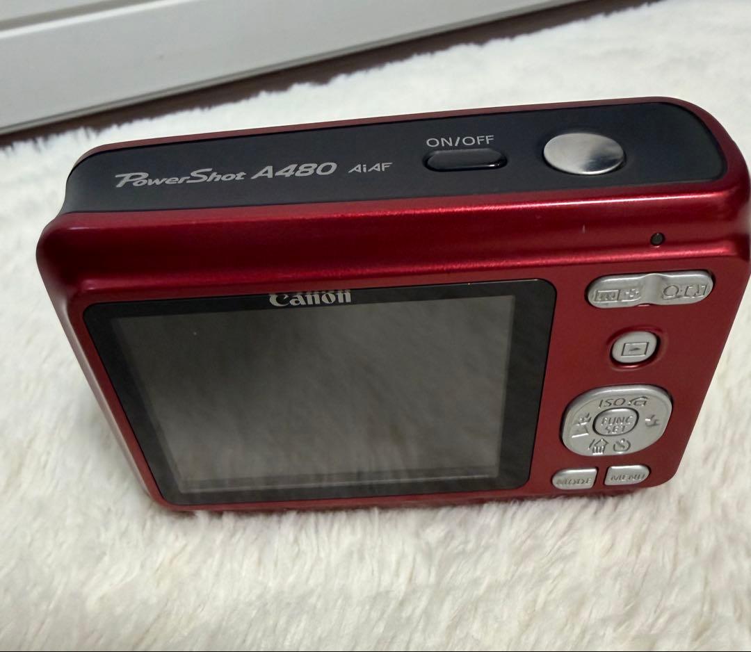 Canon PowerShot A480 レッド