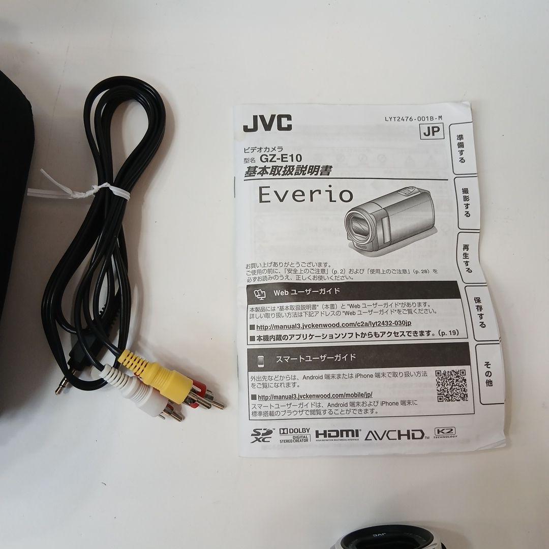 JVC　ビデオカメラ　everio　GZ-E10　動作品