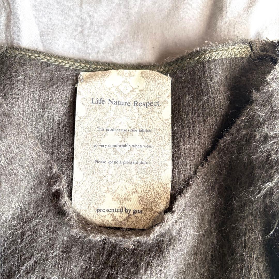 トップス 00s archive GOA Wool U Neck Knit y2k