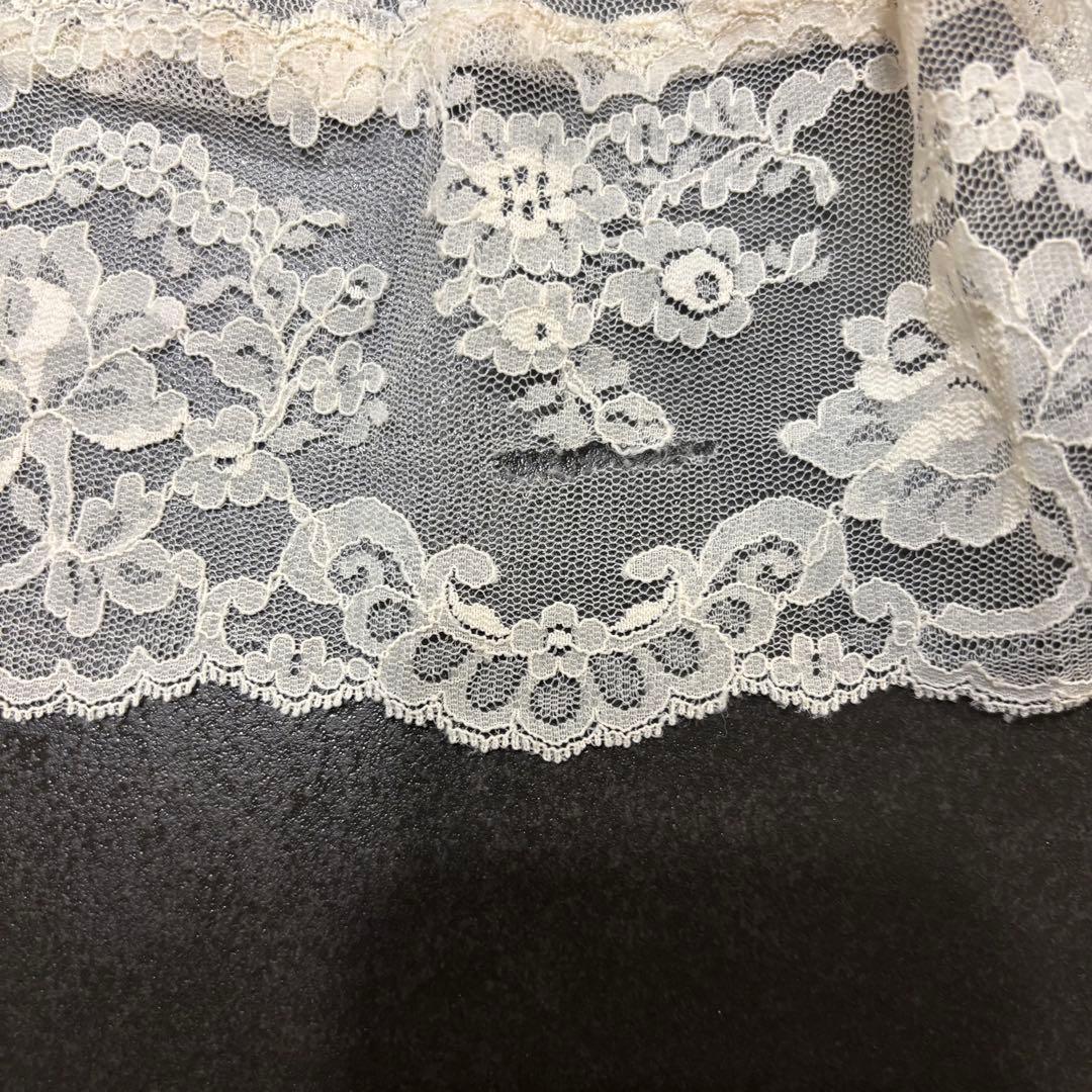 GUNNE SAX レース ロングワンピース　レトロ　ヴィンテージ◆7069