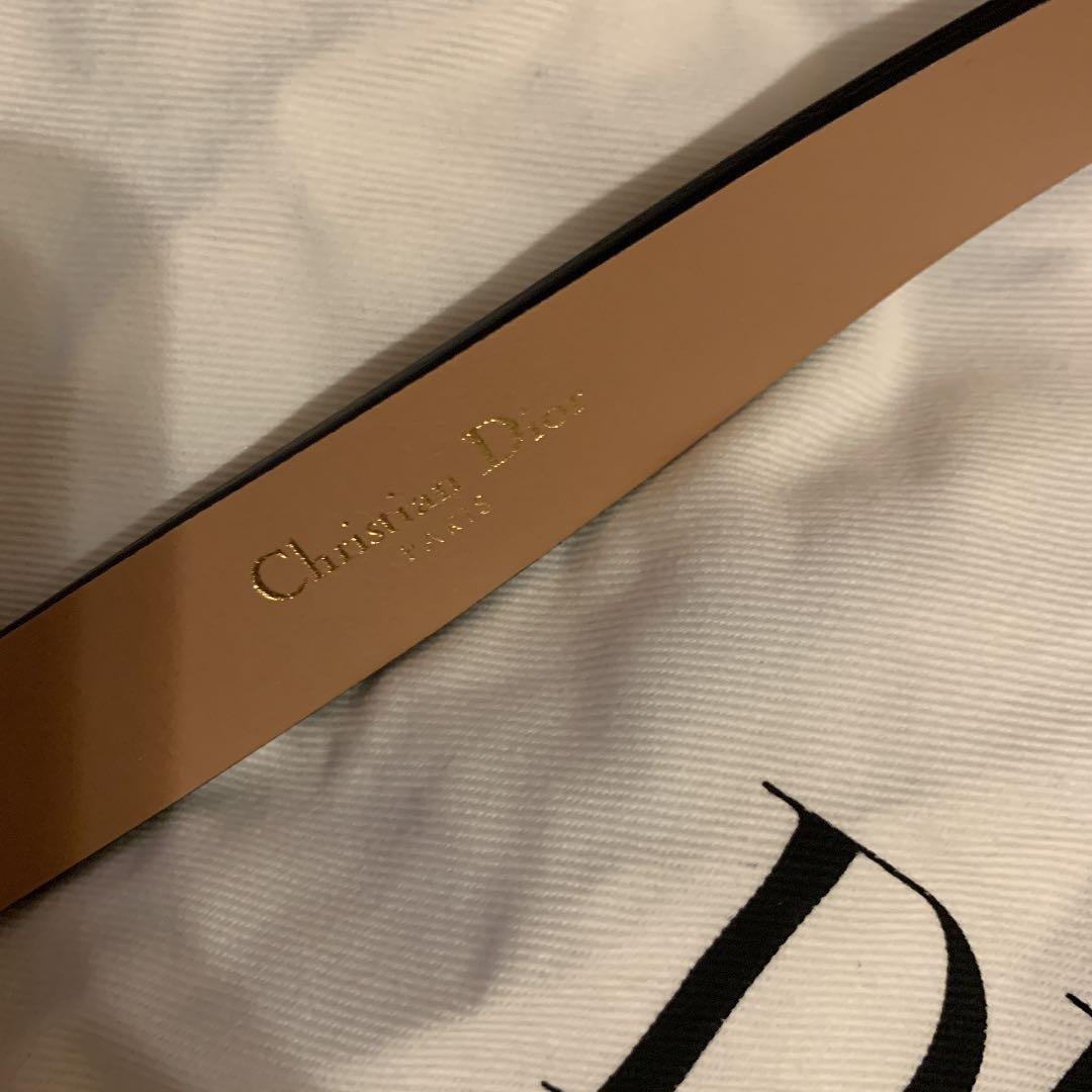 2022年銀座店購入　CDロゴピンクレザーベルト