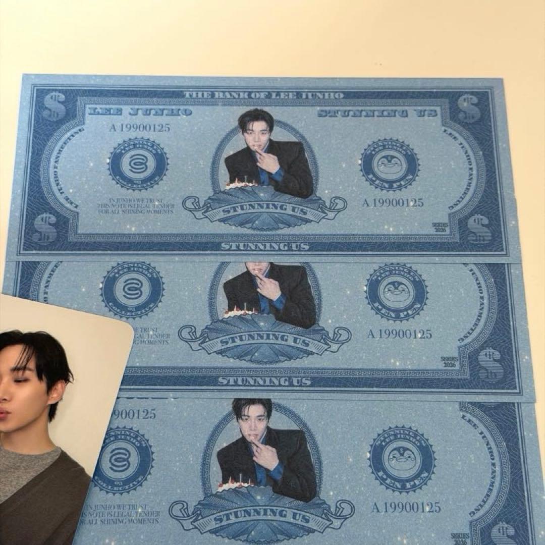 LEE JUNHO カード　マスキングテープ