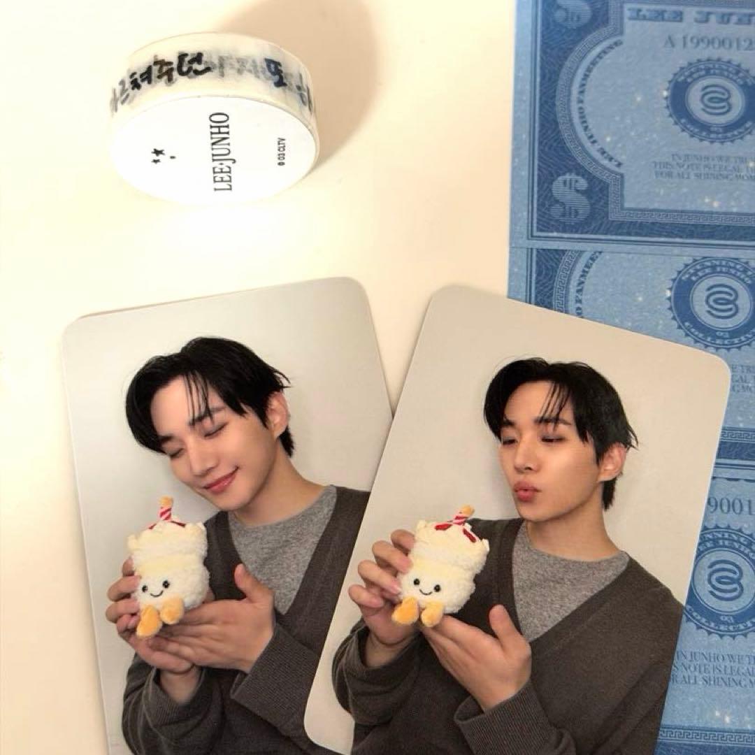 LEE JUNHO カード　マスキングテープ