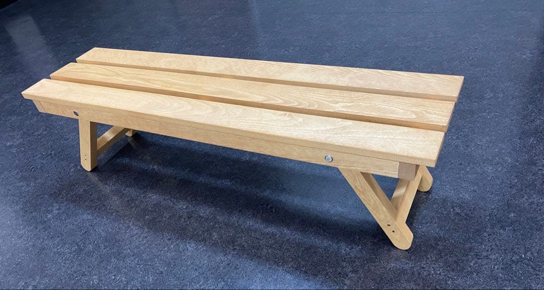 カングー2 トランクボード折りたたみテーブル　塗装仕上げ　ナチュラル