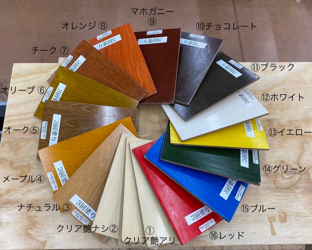 カングー2 トランクボード折りたたみテーブル　塗装仕上げ　ナチュラル