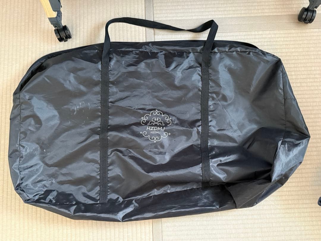 折りたたみベビーベッド キャスター付き