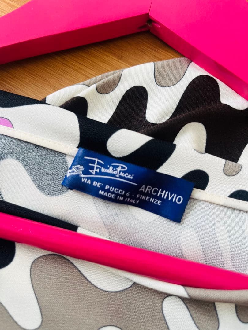 EMILIO PUCCI／長袖ワンピース／36／美品