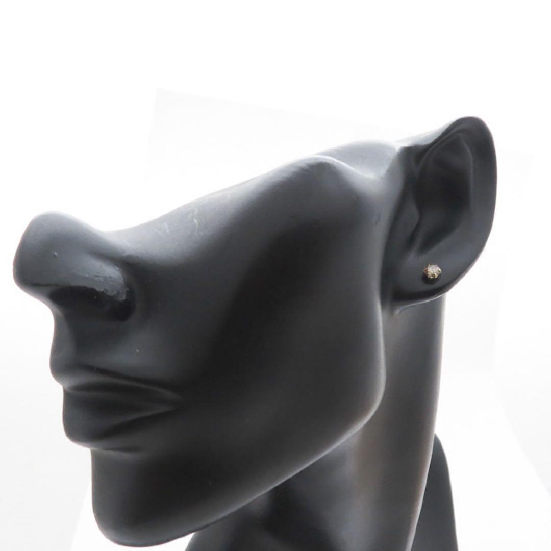 【本物保証】K18YG 天然ダイヤモンド 0.257ct ピアス0.2ct