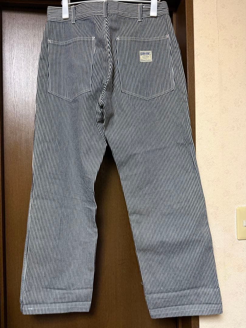 KOJIMA GENES ストライプ ワークパンツ34インチ