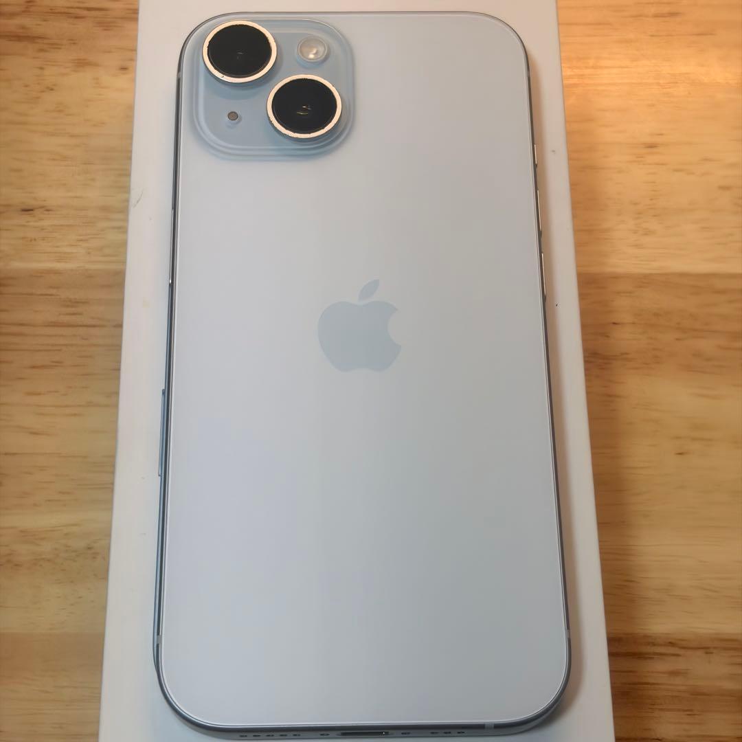 【超美品】《10%オフ》iPhone15本体128G blue バッテリー87%