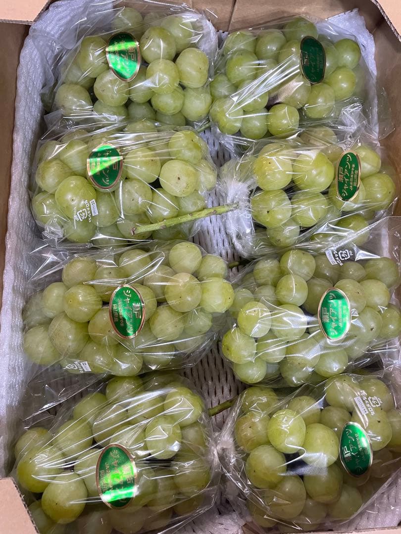 ④【岡山県産】瀬戸ジャイアンツ　7〜12房　約5キロ