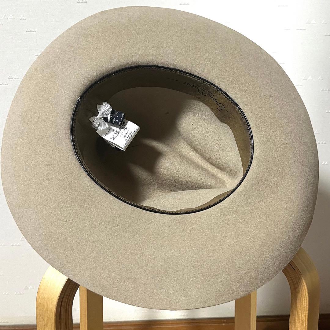 未使用 美品 イタリア製 スーパードューパー フェドラ ハット